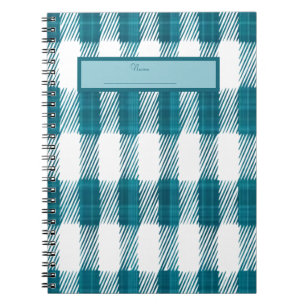 Cuaderno de cuadros azules