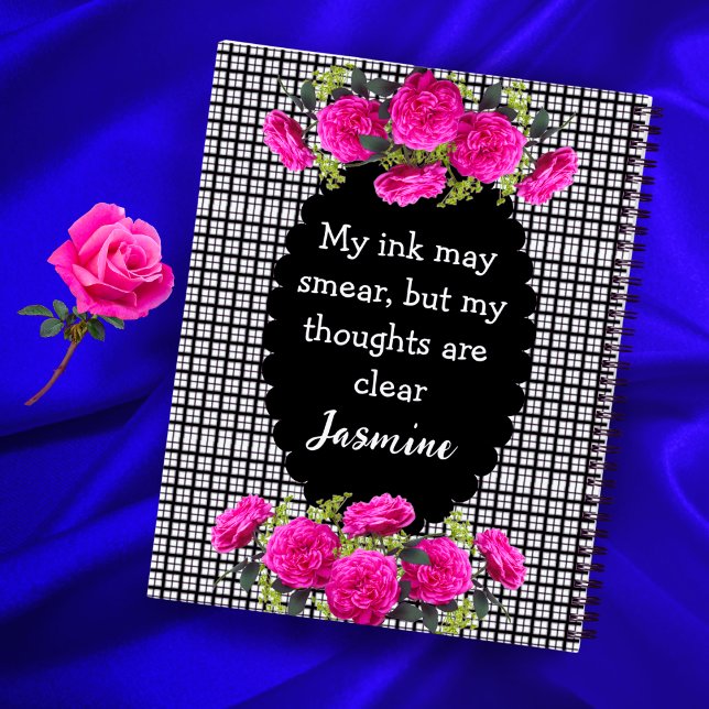 Cuaderno de Cuadros de Chica Zurda - Floral Divert (Subido por el creador)