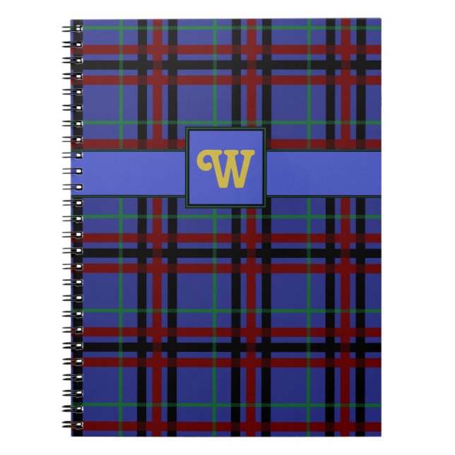 Cuaderno de Cuadros de Colores Intensos (Frente)