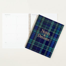 Cuaderno de cuadros escoceses