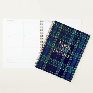 Cuaderno de cuadros escoceses