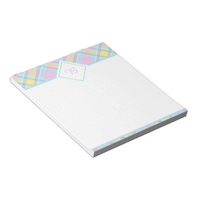 Cuaderno de cuadros pastel (Lado Derecho)