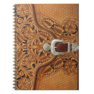 Cuaderno de cuero equipado del modelo
