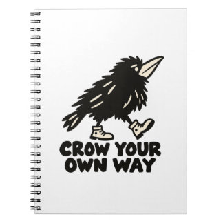 Cuaderno de Cuervos Cawing con Botas
