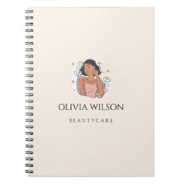 Cuaderno de cuidado de belleza minimalista
