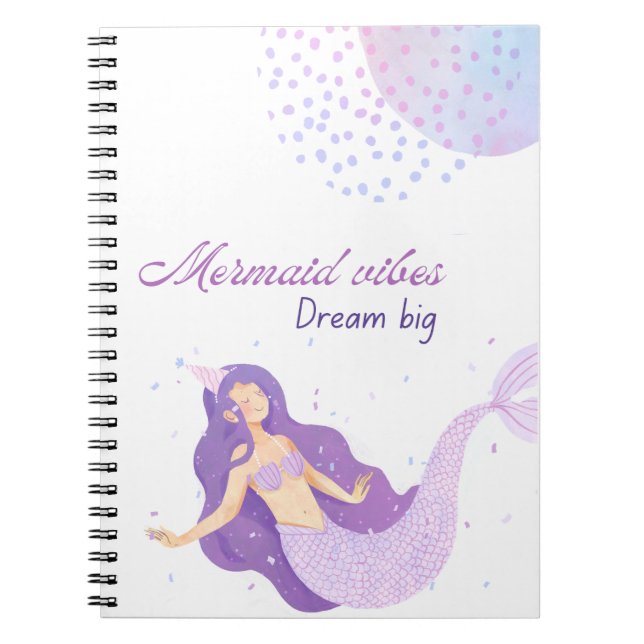Cuaderno de cumpleaños de sirena (Frente)