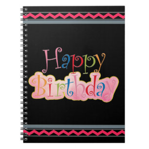 Cuaderno de cumpleaños feliz