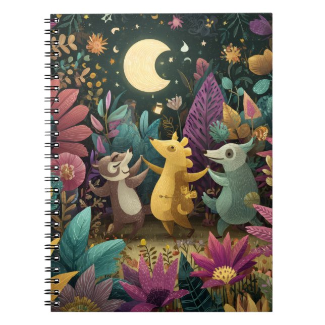 Cuaderno de danza de la luna de un bosque capricho (Frente)