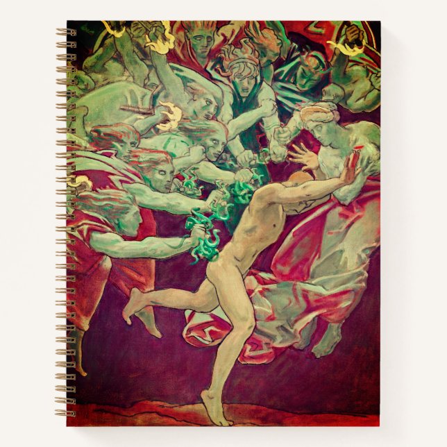 Cuaderno de Dark Academia de Orestes y las Furias (Anverso)