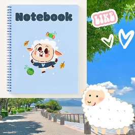Cuaderno ✨ de 💙 de ovejas cortas