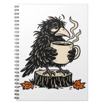 Cuaderno de Descanso para Café de Cuervo Dormilón