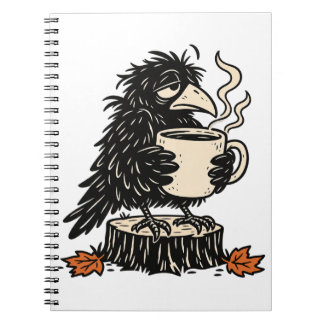 Cuaderno de Descanso para Café de Cuervo Dormilón