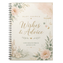 Cuaderno de deseos y consejos para baby shower | R