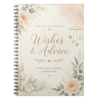 Cuaderno de deseos y consejos para baby shower | R