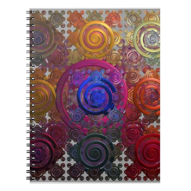 Cuaderno de desplazamiento en espiral de placas ci (Frente)