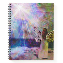 Cuaderno de diario Ángel de la Luz de la Playa