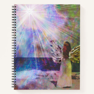 Cuaderno de diario Ángel de la Luz de la Playa