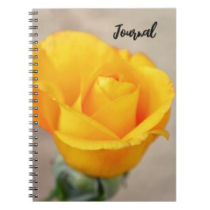 Cuaderno de diario artístico de flores de rosa de