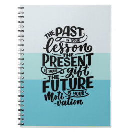 Cuaderno de diario - cita inspiradora