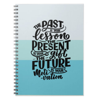 Cuaderno de diario - cita inspiradora