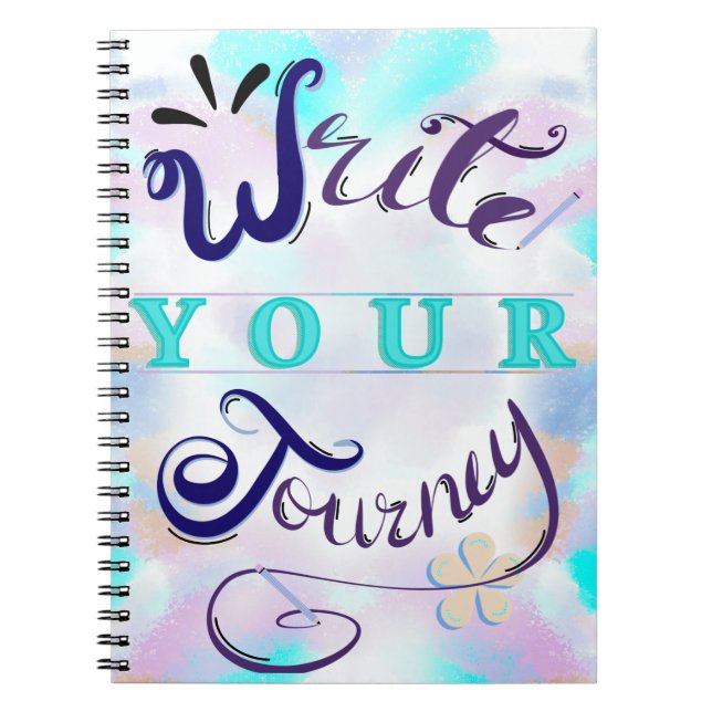 Cuaderno de diario consciente "Escribe tu viaje" (Frente)