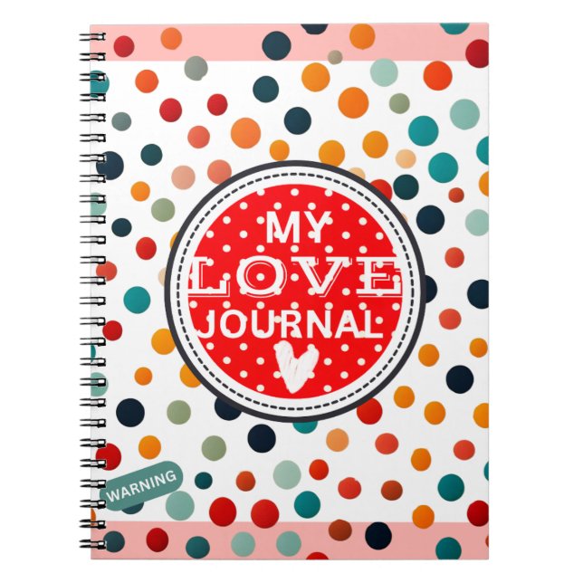 Cuaderno de diario de amor ideas para escribir (Frente)