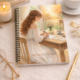 Cuaderno de diario de escritura estética