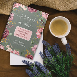Cuaderno de diario de oración de flor sabia Prover