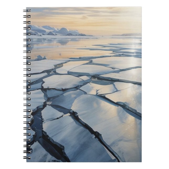 Cuaderno de diario de paisaje abstracto (Frente)