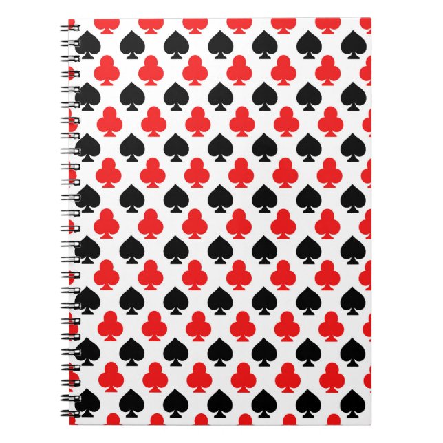 Cuaderno de diario de palos de cartas y picas (Frente)