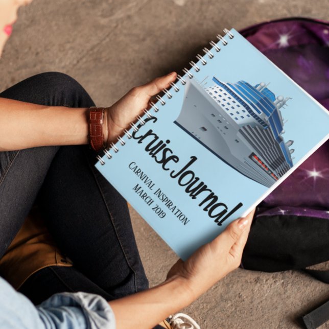 Cuaderno de diario de vacaciones en crucero person (Subido por el creador)