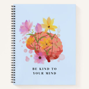 Cuaderno de diario divertido con estética pastel