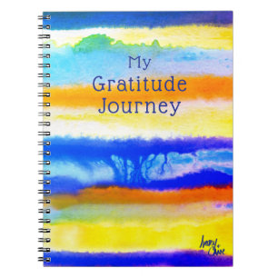 Cuaderno de diario en espiral SPWW entre el horizo