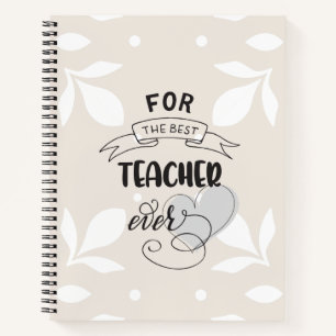Cuaderno de diario estético boho neutral