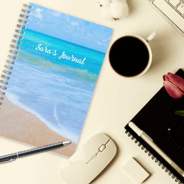 Cuaderno de diario personal Océano Azul