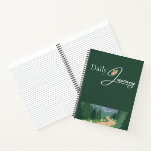 Cuaderno de diario Vibraciones de la naturaleza ve