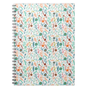 Cuaderno de dibujo botánico colorido
