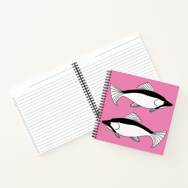 Cuaderno de dibujo de peces silvestres (Interior)