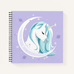 Cuaderno de dibujo de unicornio