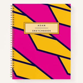 Cuaderno De Dibujo En Espiral Con Nombre Personali