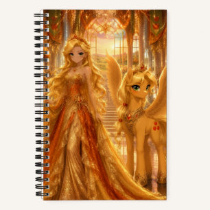 Cuaderno de dibujo en espiral mágico de cuento de 