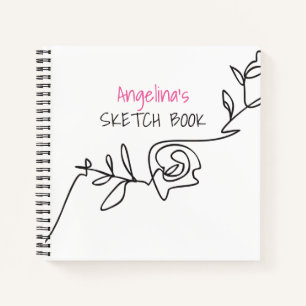 Cuaderno de dibujo femenino