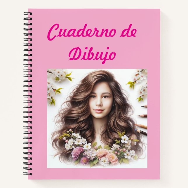 Cuaderno de dibujo floral (Anverso)