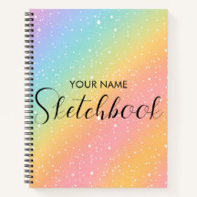 Cuaderno de dibujo para niños con gradiente de pur