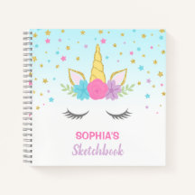 Cuaderno de dibujo personalizado para niños Unicor