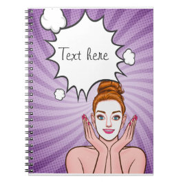 cuaderno de dibujos animados de anime personalizad