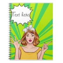 cuaderno de dibujos animados de anime personalizad