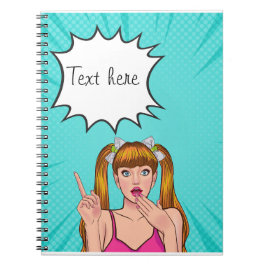 cuaderno de dibujos animados de anime personalizad