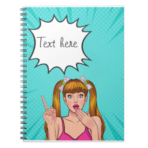 cuaderno de dibujos animados de anime personalizad