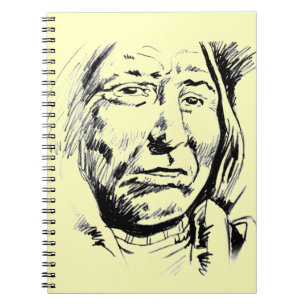 Cuaderno de dibujos animados de dibujos en tinta p